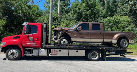 Flatbed towing service from Grahamway Towing and Transport Service.